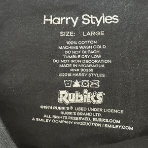 Harry styles official rubix cube shirt